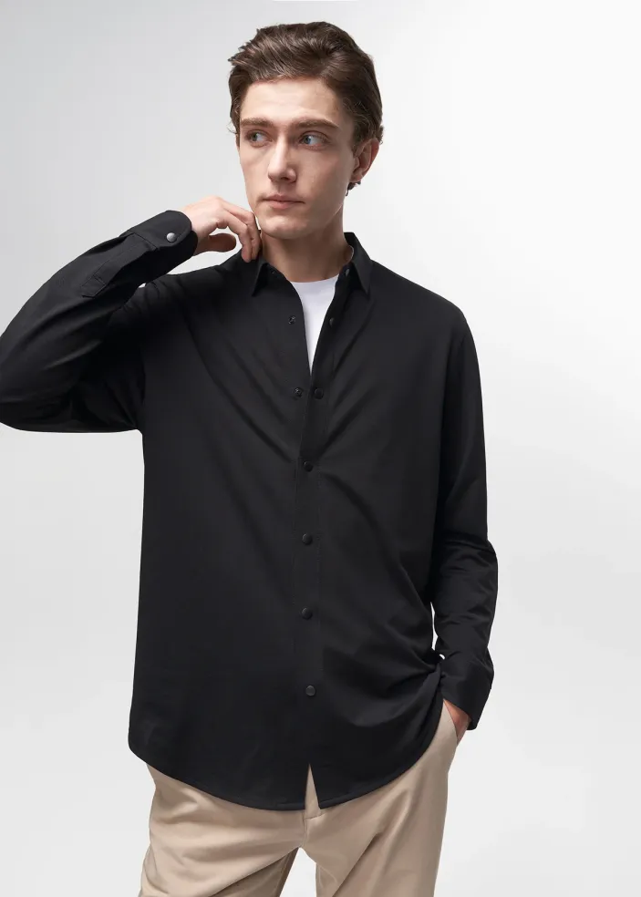Regular Fit Wrinkle-Free Pique Shirt